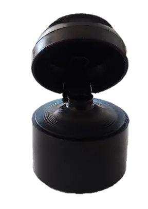 TAPA FLIP TOP NEGRA OVALADA 4.5  GR